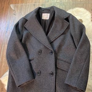 Everlane wool double breasted coat NWOT size 2